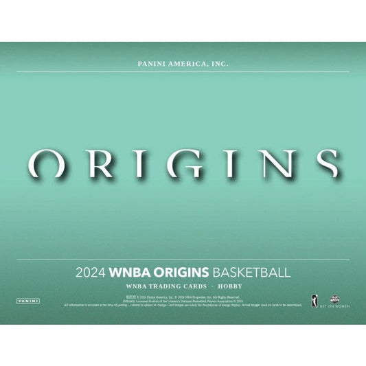 2024 Panini Origins WNBA Basketball Hobby 10 Box Case
